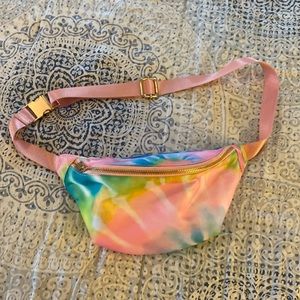 Fanny Pack Hip Pouch Tie Dye Adjustable Belt